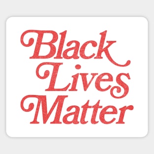 Retro Style Black Lives Matter Design Sticker